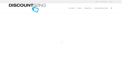 Desktop Screenshot of discountsizing.com
